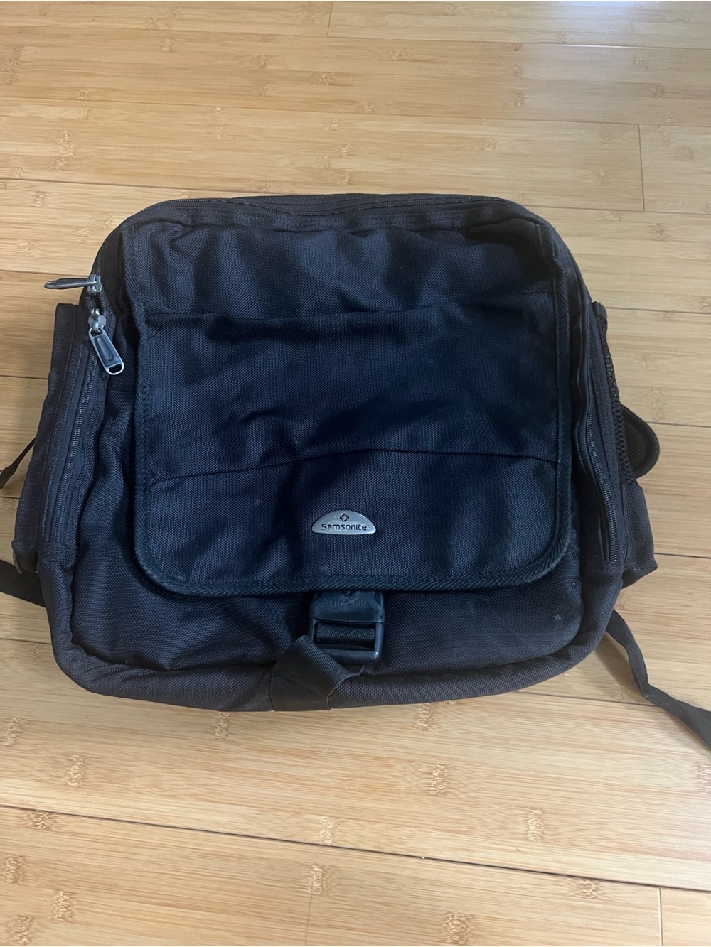VTG Samsonite Royal Traveler 2-in-1 Convertible Backpack Duffel Bag Black 2001